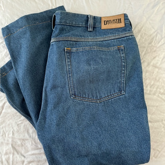 DULUTH TRADING COMPANY JEANS! %100 cotton!! %100 percent COTTON LINING - Picture 15 of 16
